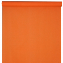 Nappe orange en papier intissé airlaid luxe, rouleau de 120 cm x 10 mètres