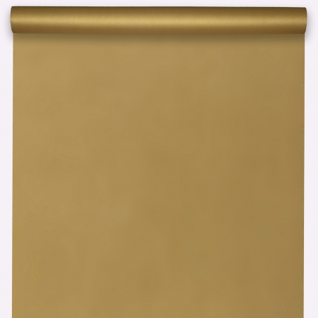 Chemin de table doré luxe en matière airlaid, vendu en rouleau de 120 cm x 10 mètres