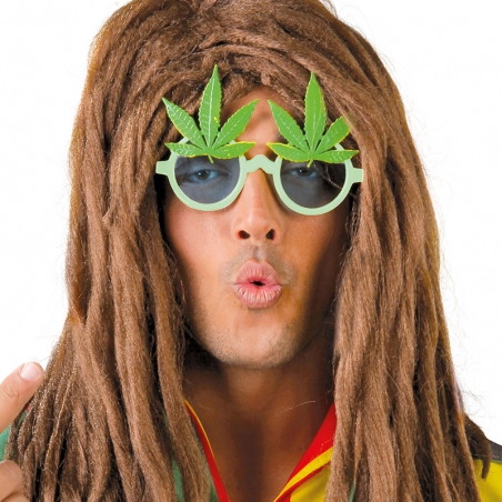 Adoptez le style reggae man avec cette paire de lunettes cannabis Adoptez le style reggae man avec cette paire de lunettes cannabis