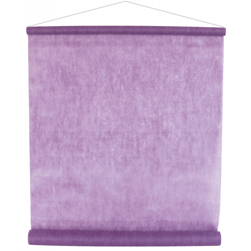 Tenture de salle de couleur parme - Déco de salle