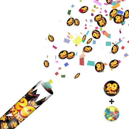 Le canon à confettis pour fêter ses 20 ans