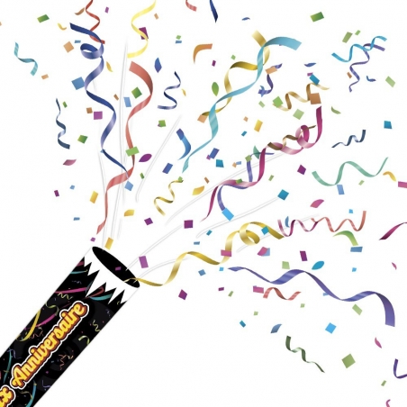 Le canon à confettis idéal pour fêter un anniversaire