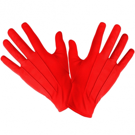 Paire de gants rouges pour hommes et femmes