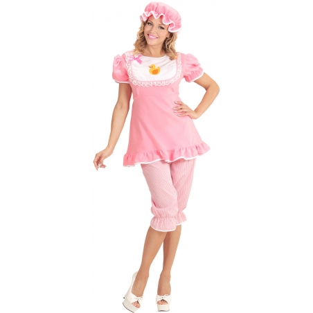 EVJF - Déguisement de bébé pour femme couleur rose