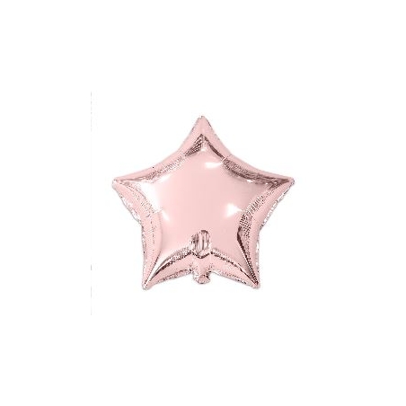 Ballon étoile rose gold 35 cm idéale pour décorer un prénom (gonflage à l'air)