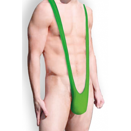 Slip Borat mankini vert