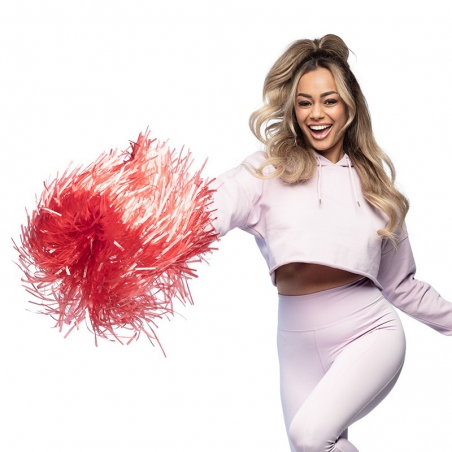 Pompon rouge, l'accessoire indispensable à un déguisement de Cheerleader Pompon rouge, l'accessoire indispensable à un déguisement de Cheerleader