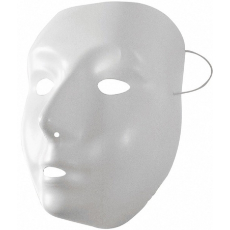 Masque blanc à peindre