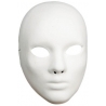 masque blanc de théâtre rigide à décorer - masques deguisements