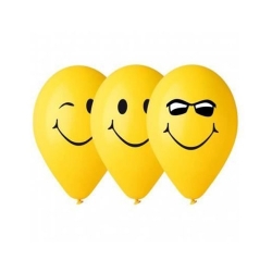 10 ballons Smiley