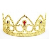 couronne de princesse couleur or en plastique - accessoire deguisements adultes