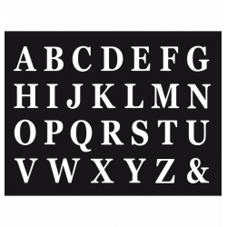 Lettres Adhésives Blanches - Set de 48, personnalisez vos décorations festives, Mariage, Baby Shower