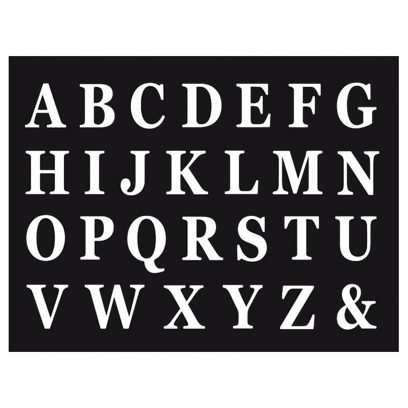 Lettres Adhésives Blanches - Set de 48, personnalisez vos décorations festives, Mariage, Baby Shower