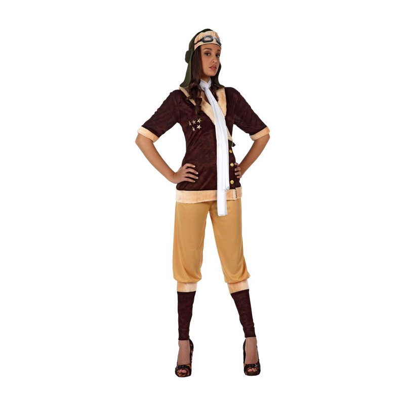 Déguisement aviateur femme