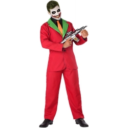 Déguisement Joker clown rouge