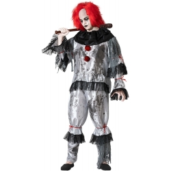 Déguisement de clown halloween pour homme avec haut et pantalon