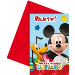 cartes invitation Mickey, anniversaire Disney