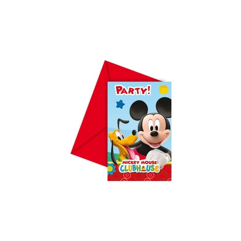 cartes invitation Mickey, anniversaire Disney