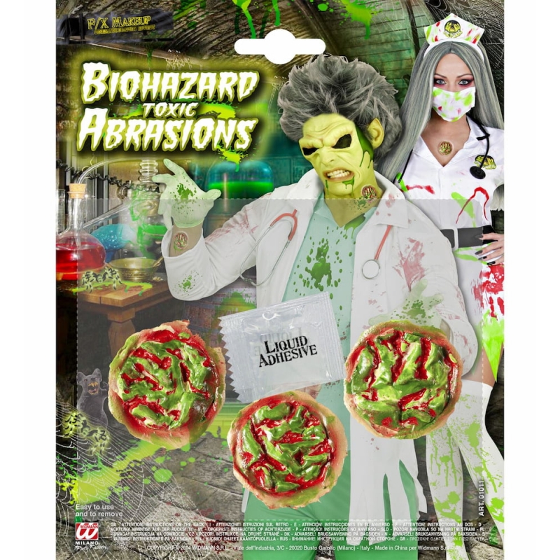 plaies contaminées maquillage halloween