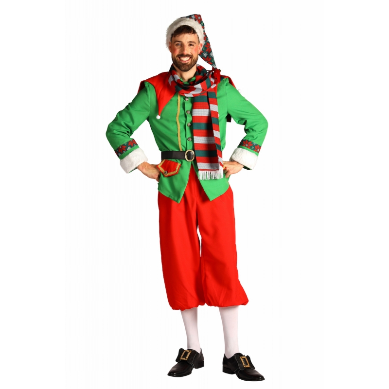 Tenue lutin de Noël pour homme luxe