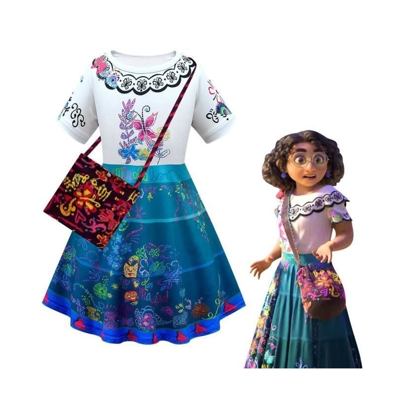 Robe Encanto Mirabel pour fille déguisement