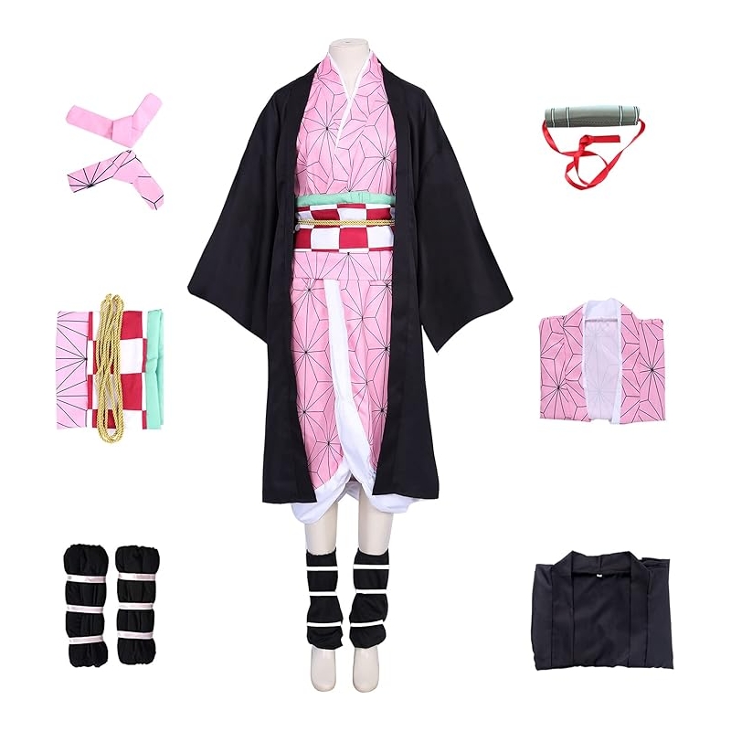 Tenue de Nezuko Kamado Demon Slayer pour femme