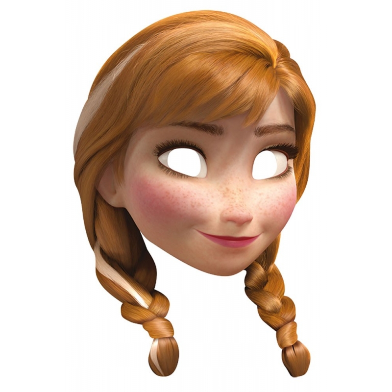 Masque Disney Reine des Neiges - Anna