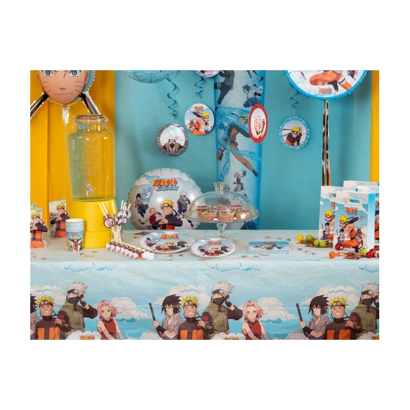 Inspiration pour réaliser une déco de table d'anniversaire Naruto pour fêter l'anniversaire de votre enfant