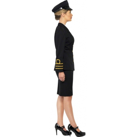 deguisement femme officier - costume marin 