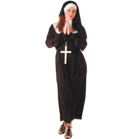 Déguisement de bonne soeur taille XXL pour femme