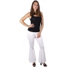 pantalon patte d’eph blanc taille M/L pour femme pantalon patte d’eph blanc taille M/L pour femme