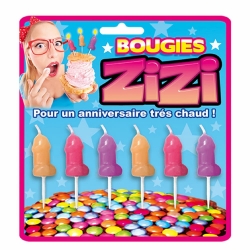 Bougies zizi anniversaire et EVJF
