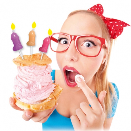 Bougies zizi pour gâteau d'anniversaire Bougies zizi pour gâteau d'anniversaire