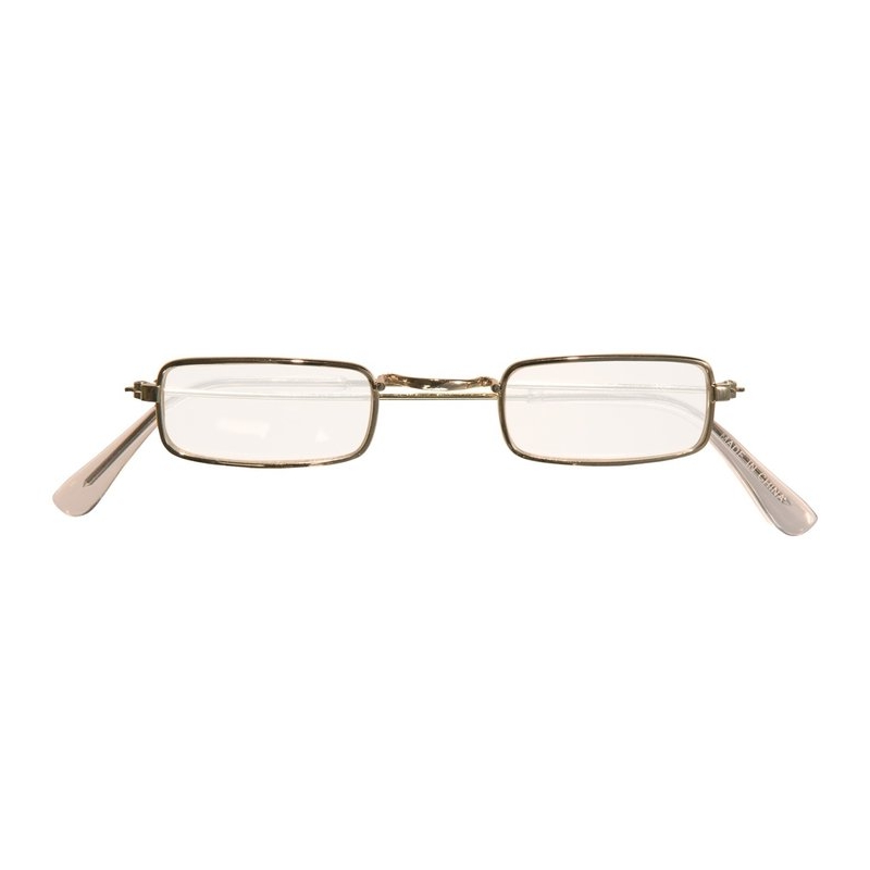 Lunettes père noël avec verres rectangulaires
