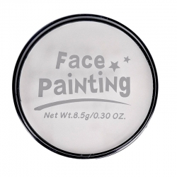 Réalisez tous vos maquillages pour Halloween et Carnaval grâce à ce pot de maquillage blanc