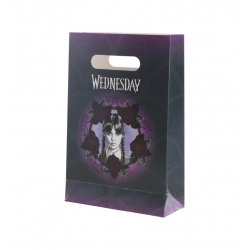 Anniversaire thème Mercredi Addams - sachet anniversaire