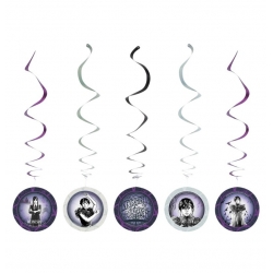 Décoration Mercredi Addams™ à suspendre pour sa fête d'anniversaire