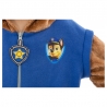 Badge Chase sur la veste du costume peluche Pat Patrouille pour enfant