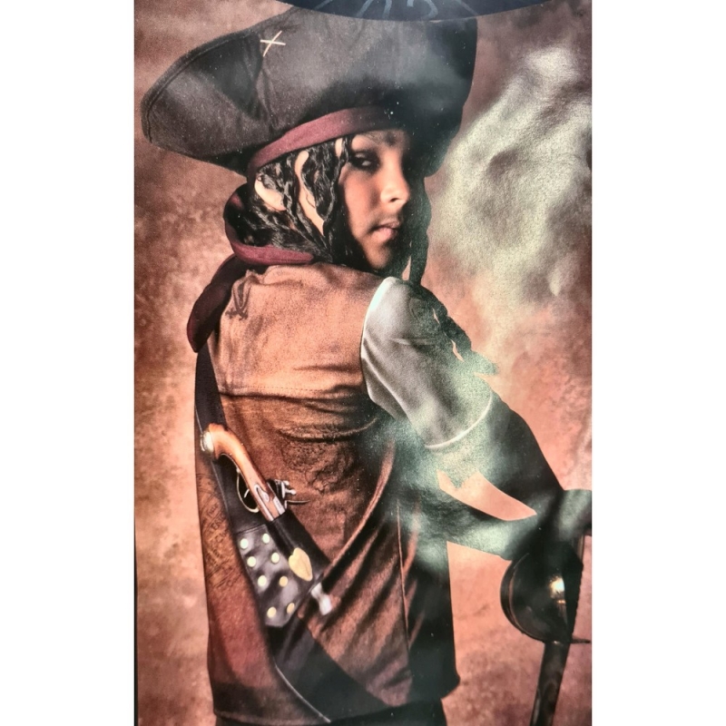 T-shirt Pirate Réaliste Enfant 6-7 ans