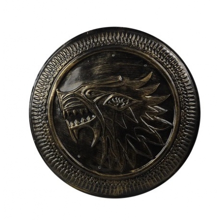 Bouclier Stark avec tête de lion