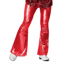 pantalon disco rouge adulte - costumes disco