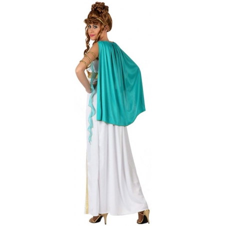 déguisement déesse romaine bleue turquoise - WA298S