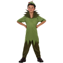 deguisement peter pan enfant, costume garçon 3 à 12 ans - WE008S
