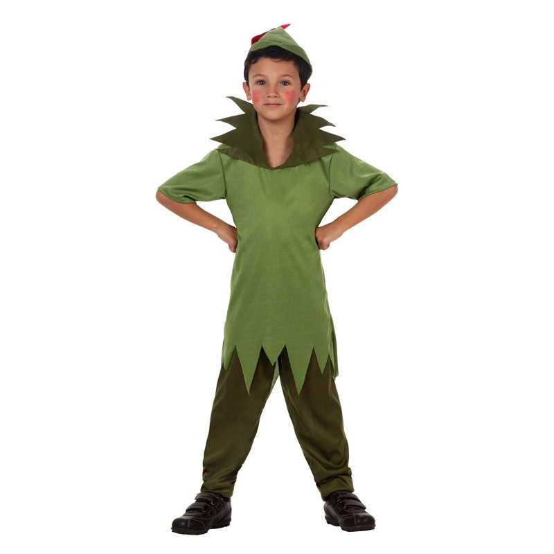 deguisement peter pan enfant, costume garçon 3 à 12 ans - WE008S