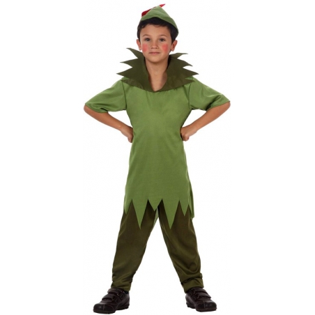 deguisement peter pan enfant, costume garçon 3 à 12 ans - WE008S