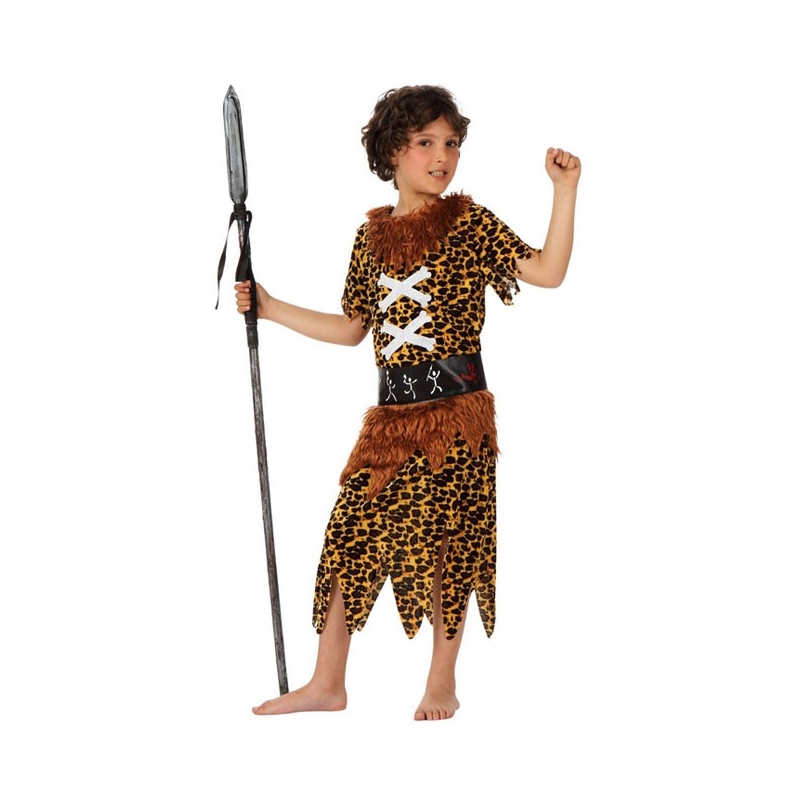 deguisement cro-magnon enfant, le petit homme des cavernes