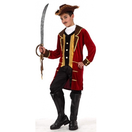 Déguisement capitaine pirate enfant de 5 à 9 ans - WE011S Déguisement capitaine pirate enfant de 5 à 9 ans - WE011S