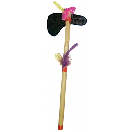 Tomahawk indien avec plumes - accessoire déguisements indiens