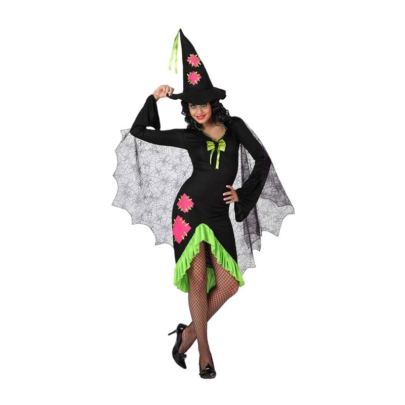 deguisement sorcière fashion, couleur flashy et fluo
