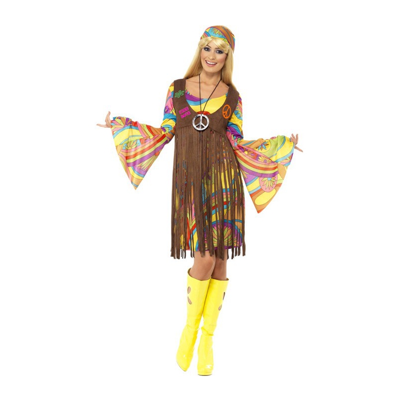 Déguisement Hippie Femme Psychédélique La Magie Du